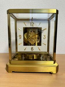 JAEGER LECOULTRE ジャガールクルト ATMOS アトモス 永久時計 空気時計 置時計 ゴールドカラー スイス製 ジャンク品