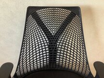 HermanMiller ハーマンミラー Sayl Chairs セイルチェア オフィスチェア ワークチェア デスクチェア ゲーミングチェア ブラック/ブラック_画像6