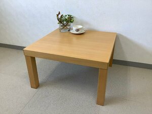 MUJI 無印良品 木製テーブル ローテーブル ブナ材 ナチュラル シンプルデザイン センターテーブル 廃盤品 良品計画