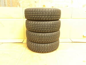 155/65R13　ダンロップ　WM02　2022年製　4本　D-8