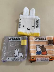 miffy/ミッフィー【新品】BOTOCO ボトコ ペットボトルケース タオルハンカチ3枚ペットボトルカバー ポーチナプキンケース