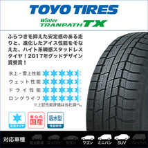 【車種限定】スタッドレス 4本セット MID ユーロスピード V25 トーヨー ウィンタートランパス TX 195/60R16 C27 セレナ_画像2