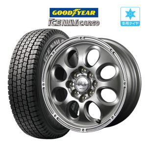 【2023年製】スタッドレスタイヤ 4本セット MID ガイア ブリッグ グッドイヤー アイスナビ カーゴ 155/80R14 160系 プロボックス