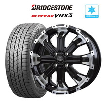 スタッドレスタイヤ ホイール 4本セット BADX ロクサーニ バトルシップ4 ブリヂストン ブリザック VRX3 165/50R16_画像1