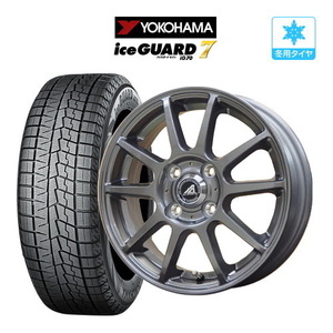 スタッドレスタイヤ ホイール 4本セット インターミラノ AZ-SPORTS SK-510 ヨコハマ アイスガード IG70 165/65R14 ルーミー 等