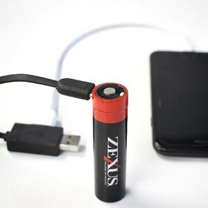 冨士灯器 ZEXUS LED LIGHT ZX-R730（充電タイプ） 【全国一律送料無料】 高輝度 ヘッドランプ 防滴 防水 IPX4 可動式 ヘッド 充電式 USBの画像4