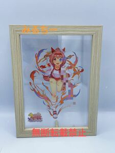 ウマ娘 ZONEゾーン　ハルウララ フィギュア 加工 アルミ スタンド コラボ 缶 競馬 アニメ グッズ アクリルスタンド