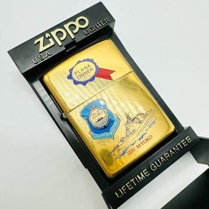 未使用 Zippo ジッポ JDS MYOKO 175 妙高 ゴールドカラー 火花未確認 シールあり 喫煙グッズ コレクション 保管品 かっこいい たばこ 2302
