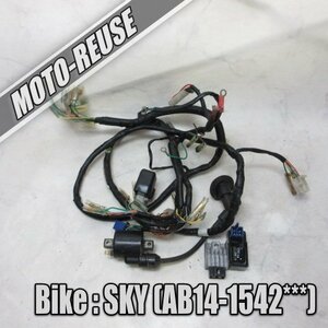 □【SKY スカイ　セル装着車】純正メインハーネス+電装SET　CDI/レギュレター/IGコイル「408C」□K37994