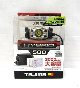 ★新品未使用品 タジマ LEDヘッドライト LE-E501D-SP 3000mAh TAJIMA★m8