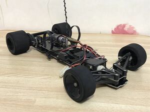 送料無料　1/10 タミヤ　F103シャーシ　ラジコン車体　メカ付き　TP-S148 C.P.R.UNIT P-100F TAMIYA ジャンク