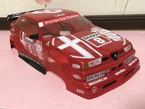 送料無料　当時物　1/10 京商　アルファロメオ 155 V6 TI レーシングカー　ラジコンボディ　KYOSHO ALFA ROMEO RACING CAR