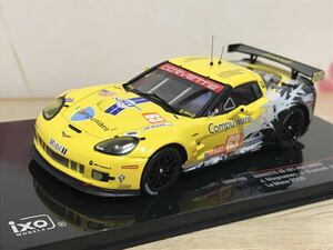 送料無料　1/43 シボレー コルベット C6 ZR1 LMGT2 ルマン レースカー ミニカー イクソ IXO CHEVROLET CORVETTE #63 Le Mans 2010 RACE CAR