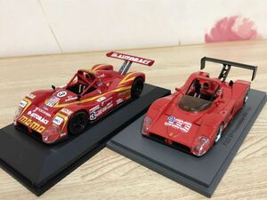 送料無料　1/43 フェラーリ F333 ミニカーセット オートバックス モモ レーシングカー ミニチャンプス MINICHAMPS スパーク SPARK FERRARI