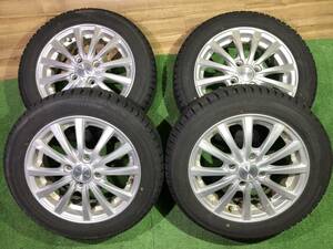 2020年 スタッドレス YOKOHAMA ICE GUARD IG50 PLUS 155/65R14 75Q WEZN 14 4.5J +45 PCD100 4H ワゴンR タント N-BOX スペーシア 等 B30