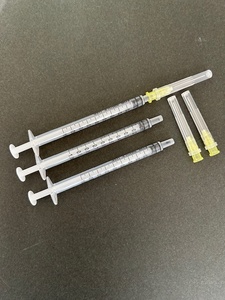 新品未使用 ＜ノーブランドインク注入用シリンジ1ml+替針HP43＞3セット