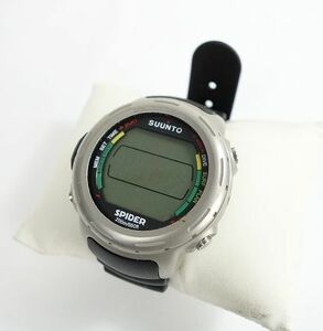 SUUNTO スント SPIDER スパイダー 200m/660ft ダイブコンピュータ ダイコン ラウンド デジタル 現状品