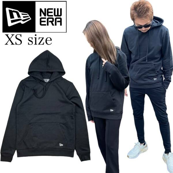 ニューエラ パーカー NEA550 プルオーバー スウェット 裏起毛 ブラック XSサイズ ユニセックス NEWERA COMEBACK FLEECE PULLOVER 新品