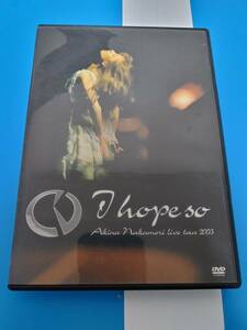 DVD 中森明菜Live tour 2003~I hope so~　見本盤