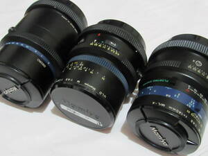 ★Mamiyaレンズまとめ売り　ジャンク品★Mamiya MACRO M F4.5 f=140mm M/L-A ULD Mamiya M F4.5L F=50mm MAMIYA-SEKOR Z f=180mm F4.5 W-N