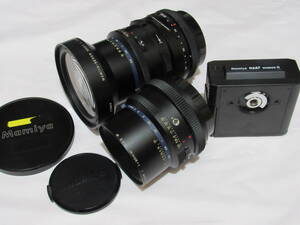 ★Mamiyaセット ジャンク品★ MAMIYA-SEKOR Z f=90mm F3.5 W MAMIYA-SEKRO SHIFT Z f=75mm F4.5 W Mamiya RZ67 WINDER II