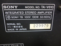889877 SONY ソニー TA-V610 ステレオアンプ_画像5