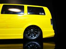 ☆希少☆未開封品☆Jada TOYS 1/18 DUB CITY BIG BALLERS CHEVY ASTRO BAN シボレー アストロバン☆BLADE 24inch ホイール仕様☆_画像7