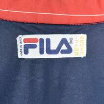 【送料無料】70s フィラ イタリア製 プルオーバー ヴィンテージトラックジャケット FILA ショルダーパット サイズM相当 古着 @CK0187_画像10