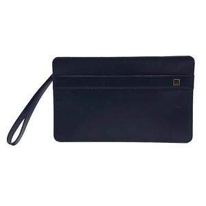 ◆美品◆ ダンヒル dunhill セカンドバッグ クラッチバッグ 鞄 ストラップ レザー 本革 黒 ブラック系 メンズ 01-24011503-b