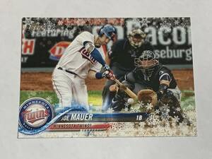 JOE MAUER 2018 TOPPS HOLIDAY MEGA BOX #HMW109 TWINS 即決