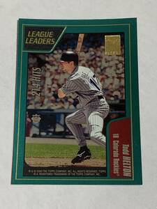 TODD HELTON DARIN EASTAD 2001 TOPPS LEAGUE LEADERS #397 ROCKIES ANGELS 即決