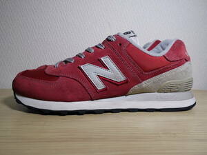 ◇ new balance 574 ニューバランス 574【ML574VBU】◇ 25.5cm D スニーカー バーガンディ