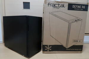 【箱・説明書あり】Fractal Design／Define R6 FD-CA-DEF-R6 [ブラック] フラクタルデザイン ミドルタワー型PCケース 静音 ATX 防音素材 黒
