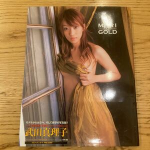 武田真理子写真集 MARI GOLD 2005年6月1日初版発行 帯付き