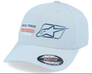 Alpinestars - World Tour L/XL Grey cap Alpine Star hat 