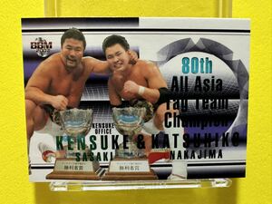 BBM2007 プロレスカード　スペシャルカード　アジアタッグ王者　佐々木健介&中島勝彦