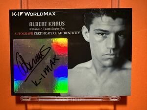 アルバート・クラウス　ALBERT KRAUS 直筆サインカード　autograph Card k-1 WORLD GP