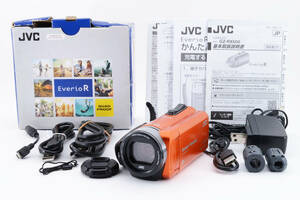 ★極上美品★ Victor ビクター JVC Everio GZ-RX600-D オレンジ ハイビジョンメモリームービー デジタルビデオカメラ #1070