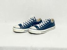 【90s CONVERSE】USA製 コンバース ローカット スニーカー ネイビー US5 1/2 24cm ヴィンテージ ビンテージ_画像1