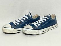 【90s CONVERSE】USA製 コンバース ローカット スニーカー ネイビー US5 1/2 24cm ヴィンテージ ビンテージ_画像2