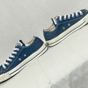 【90s CONVERSE】USA製 コンバース ローカット スニーカー ネイビー US5 1/2 24cm ヴィンテージ ビンテージの画像5