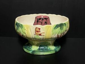 【Orchids Of Hawaii 94】Volcano TIKI BOWL ティキ オーキッド ボール ハワイ マグ Japan ヴィンテージ セラミック vintage