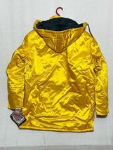 【80s デッドストック 未使用】Golden Fleece ゴールデンフリース タイタンクロス ハーフジャケット コート ゴールド 中綿キルティング 40_画像3
