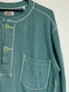  beautiful goods HR MARKET Hollywood Ranch Market Henley neckline cut and sewn size 3(L)
