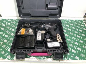 中古品 電動工具 HiKOKI ハイコーキ 14.4vコードレスインパクトドライバ WH14DKL バッテリー付 電動ドライバー 電ドラ ITHFA719SZ8U