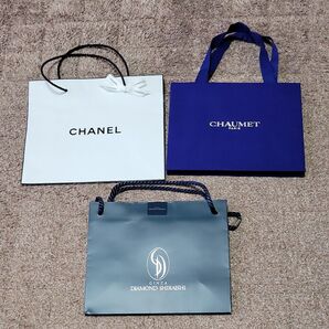 シャネル CHAUMET ダイヤモンドシライシ ショップ袋 紙袋