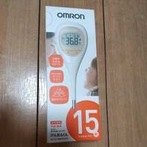 新品　オムロン 　OMRON　 電子体温計　 けんおんくん　15秒_画像1