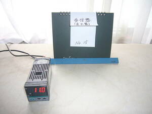 ⑮　温度指示調節計　UT150　温度計　指示計　JPT　PT　熱電対　直流電圧　新古品　