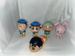 カプキャラ　クレヨンしんちゃん　5種 現状品