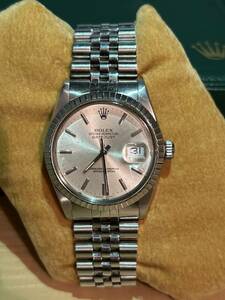 原2 ROLEX OYSTER PERPETUAL DATEJUST ロレックス オイスターパーペチュアル デイトジャスト 16030 シルバー 自動巻き 腕時計 箱付き